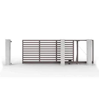 Откатные ворота с электроприводом серии Prestige