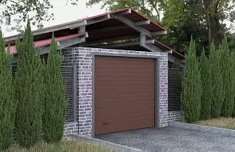Подъемные ворота для навеса серии Trend